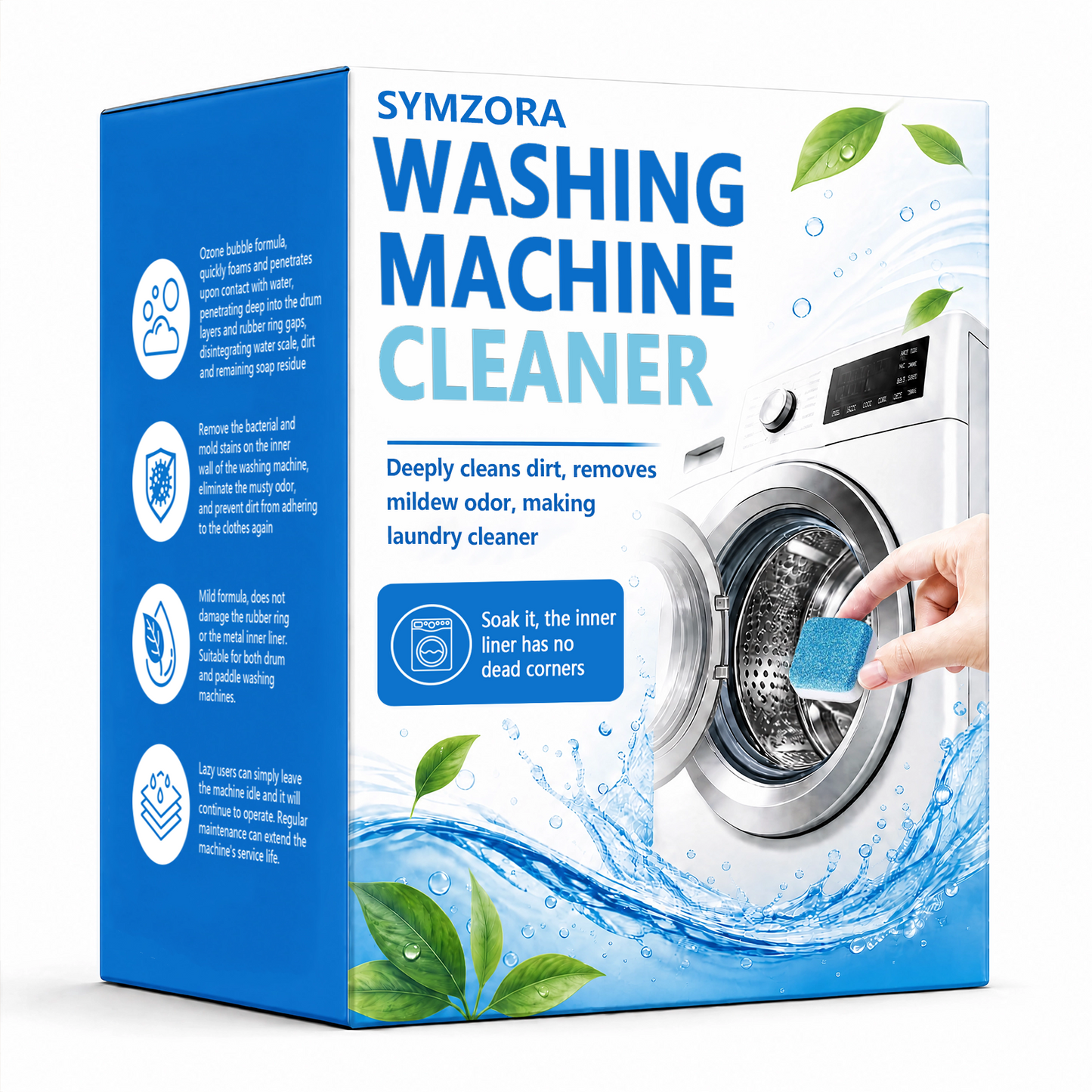 Symzora™ Multi-Surface Cleaning Effervescent Tablets — Powerful, Deep Clean with Zero Residue