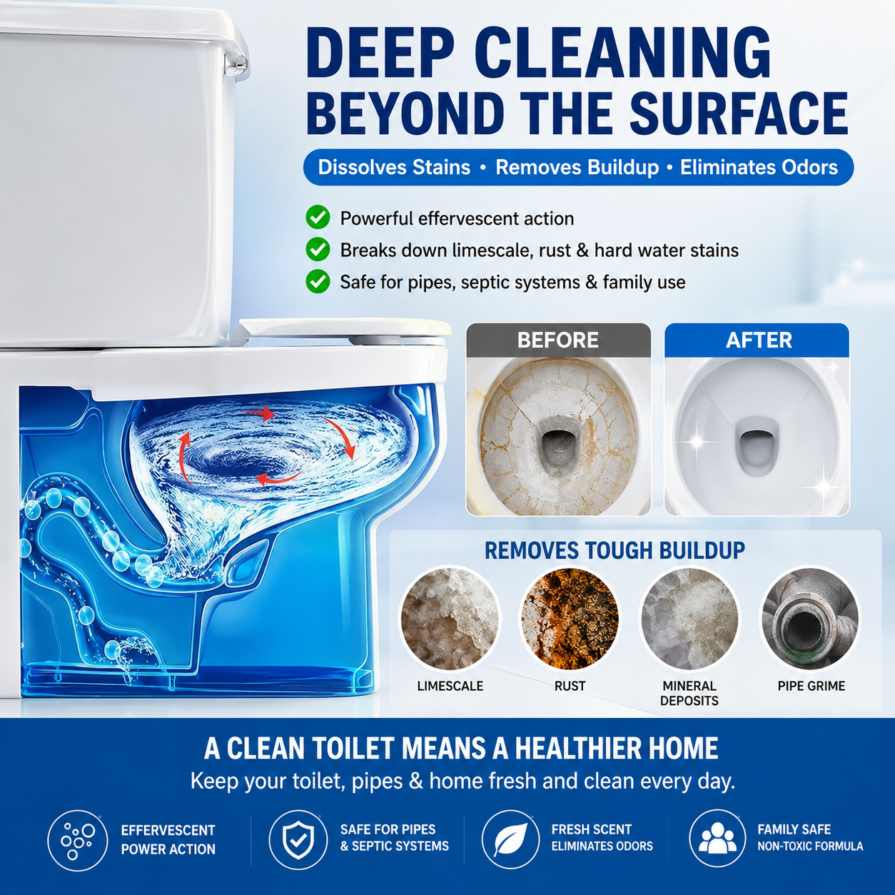Symzora™ Multi-Effect Dissolvable Floor Cleaning Sheets