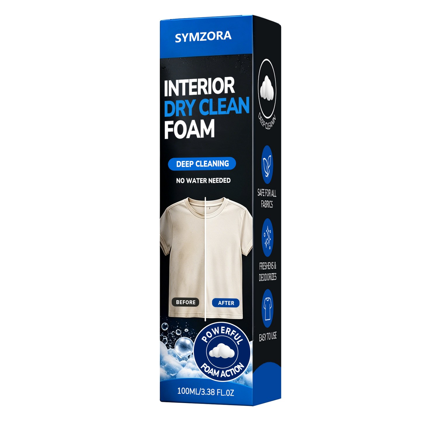 Symzora™ Instant Fabric Stain Remover Spray — Fast, Gentle, and Wash-Free Application