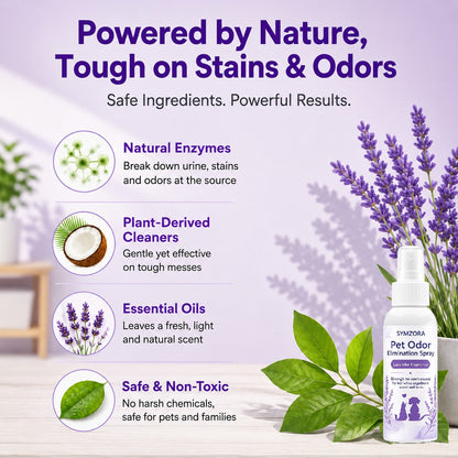 Symzora™ Advanced Pet Odor & Stain Eliminator — Enzyme-Powered, Fresh Formula with Instant Neutralization