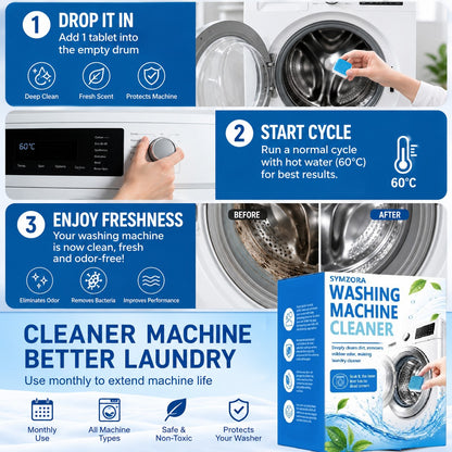 Symzora™ Multi-Surface Cleaning Effervescent Tablets — Powerful, Deep Clean with Zero Residue